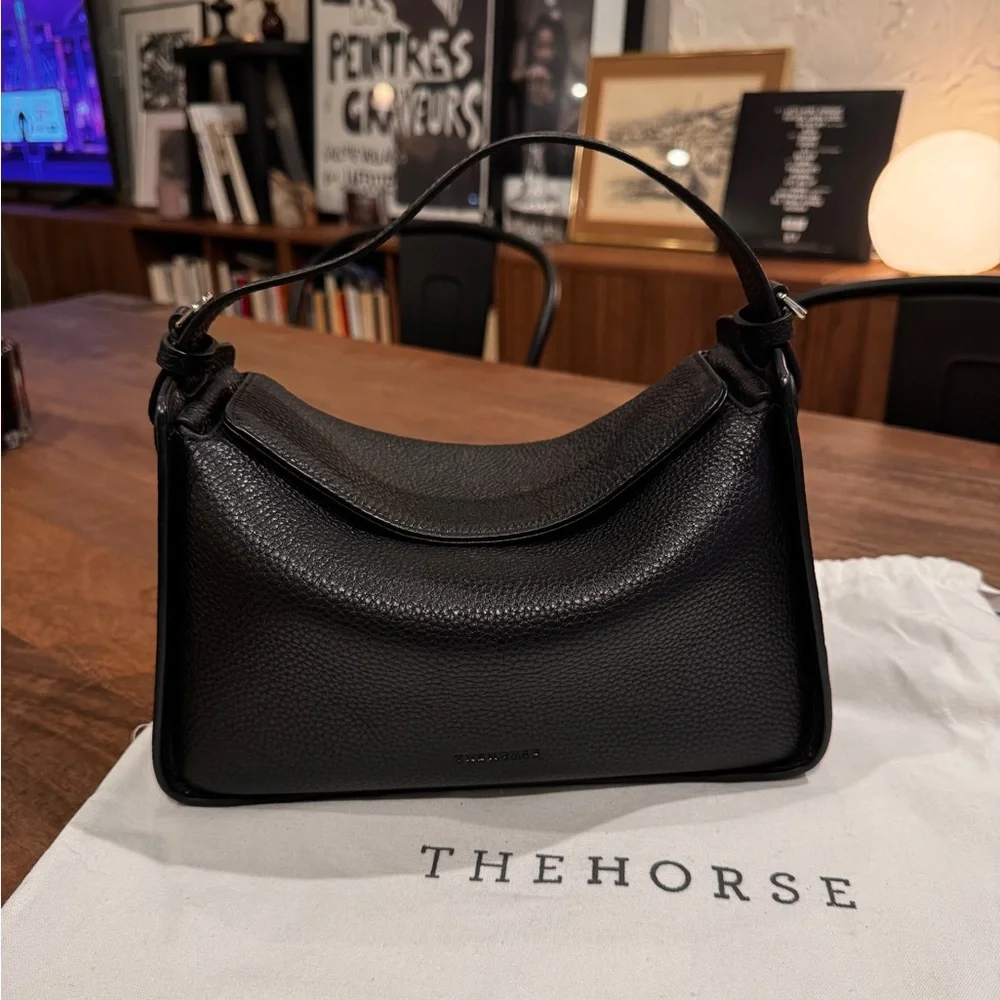 The Horse, Clementine Bag, Black with Silver Hardware - Picture 3 of 9
